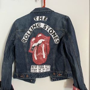 Inspired by the Rolling Stones denim jacket.